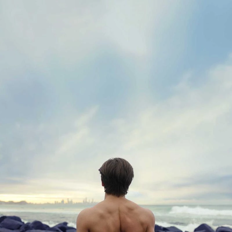 SWOMOG Men's Silk Satin Pajama Set Short Sleeve Classic Sleepwear Button Down Loungewear with Long Pants